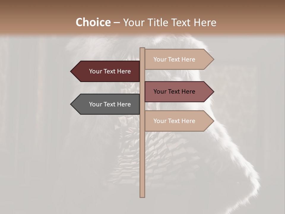 Seated Long Black PowerPoint Template