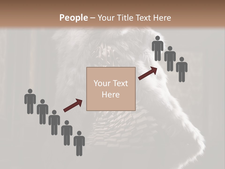 Seated Long Black PowerPoint Template