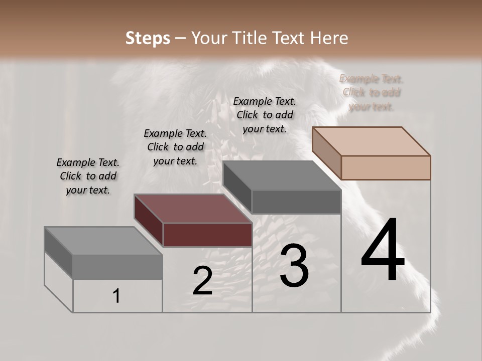 Seated Long Black PowerPoint Template