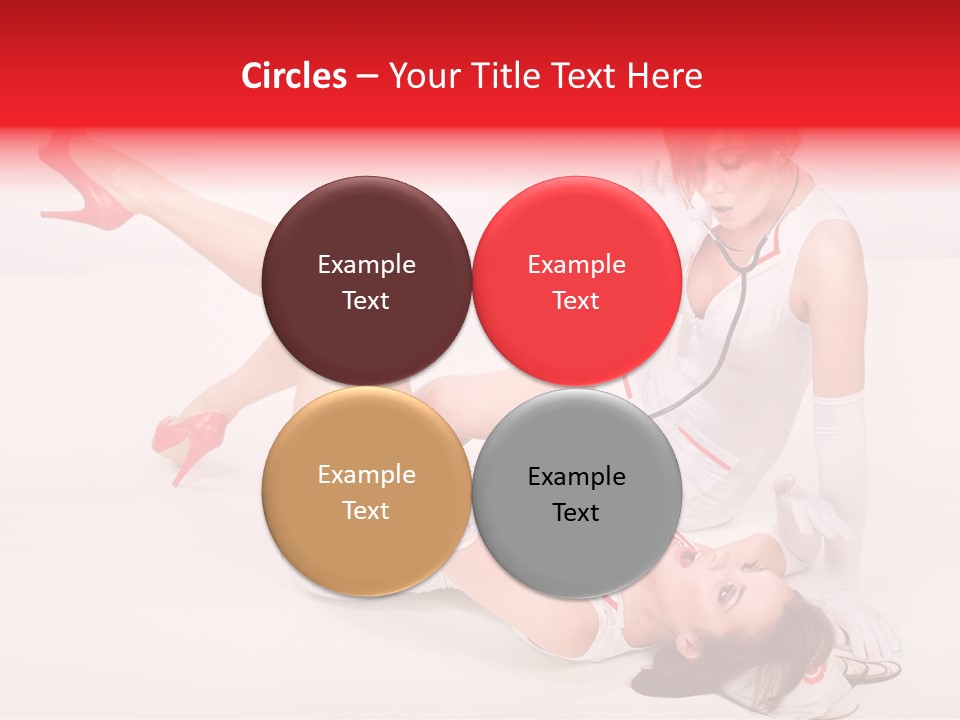 Sexual Legs Frivolous PowerPoint Template