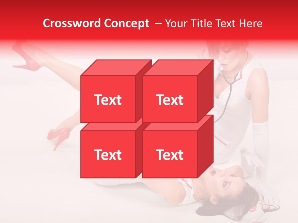 Sexual Legs Frivolous PowerPoint Template