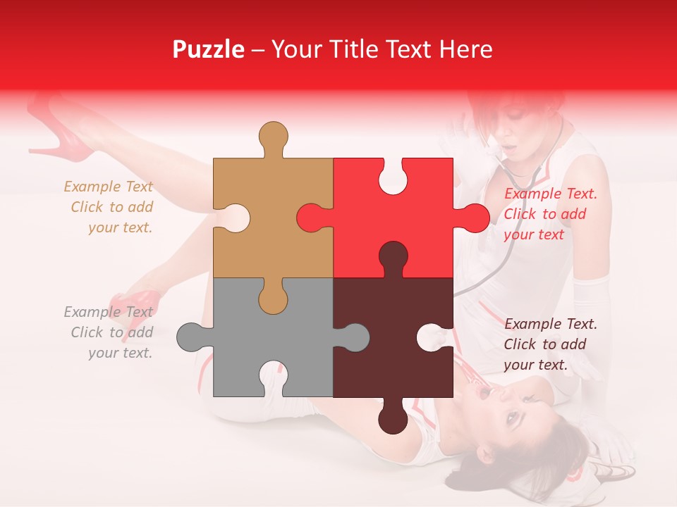 Sexual Legs Frivolous PowerPoint Template