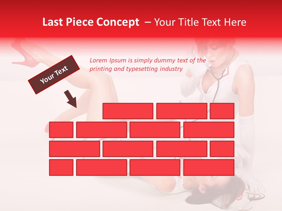 Sexual Legs Frivolous PowerPoint Template