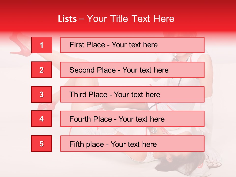 Sexual Legs Frivolous PowerPoint Template