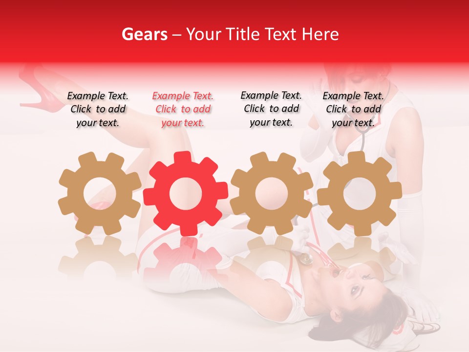 Sexual Legs Frivolous PowerPoint Template