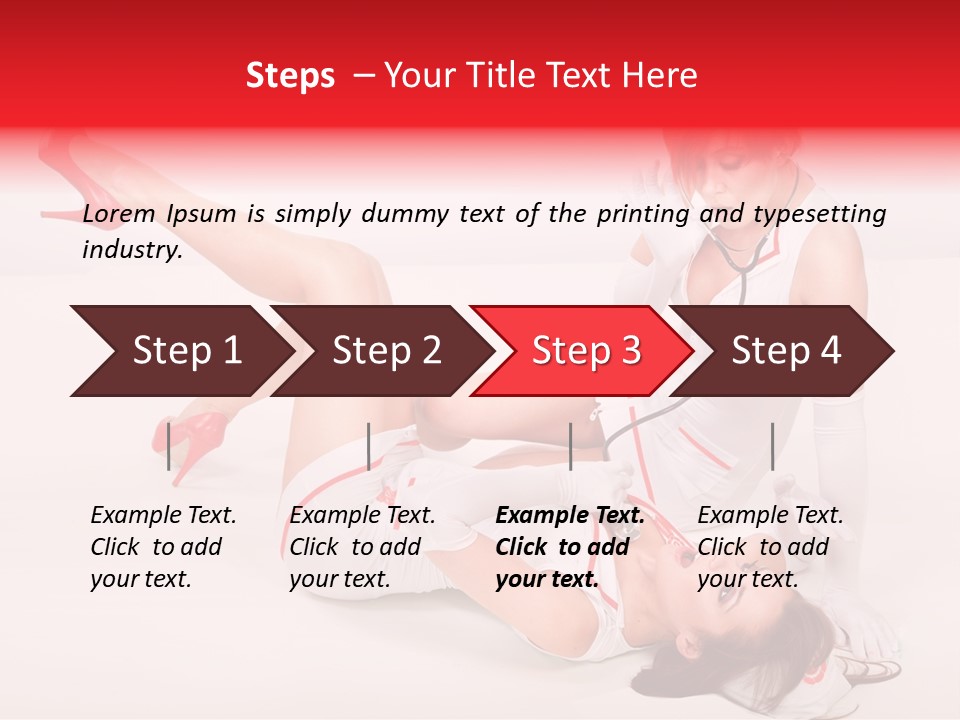 Sexual Legs Frivolous PowerPoint Template