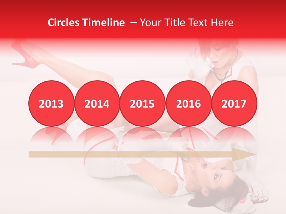 Sexual Legs Frivolous PowerPoint Template