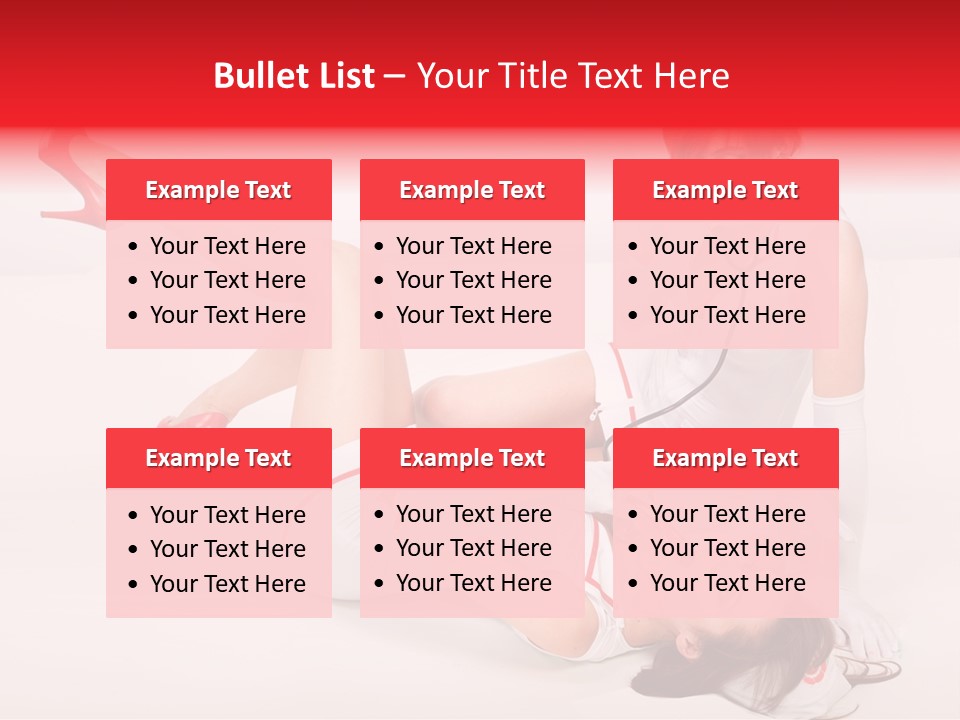 Sexual Legs Frivolous PowerPoint Template