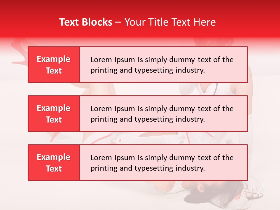 Sexual Legs Frivolous PowerPoint Template