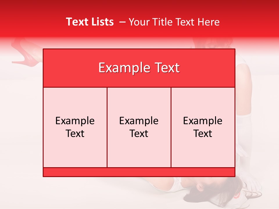 Sexual Legs Frivolous PowerPoint Template