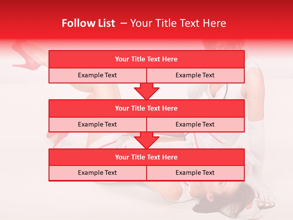 Sexual Legs Frivolous PowerPoint Template