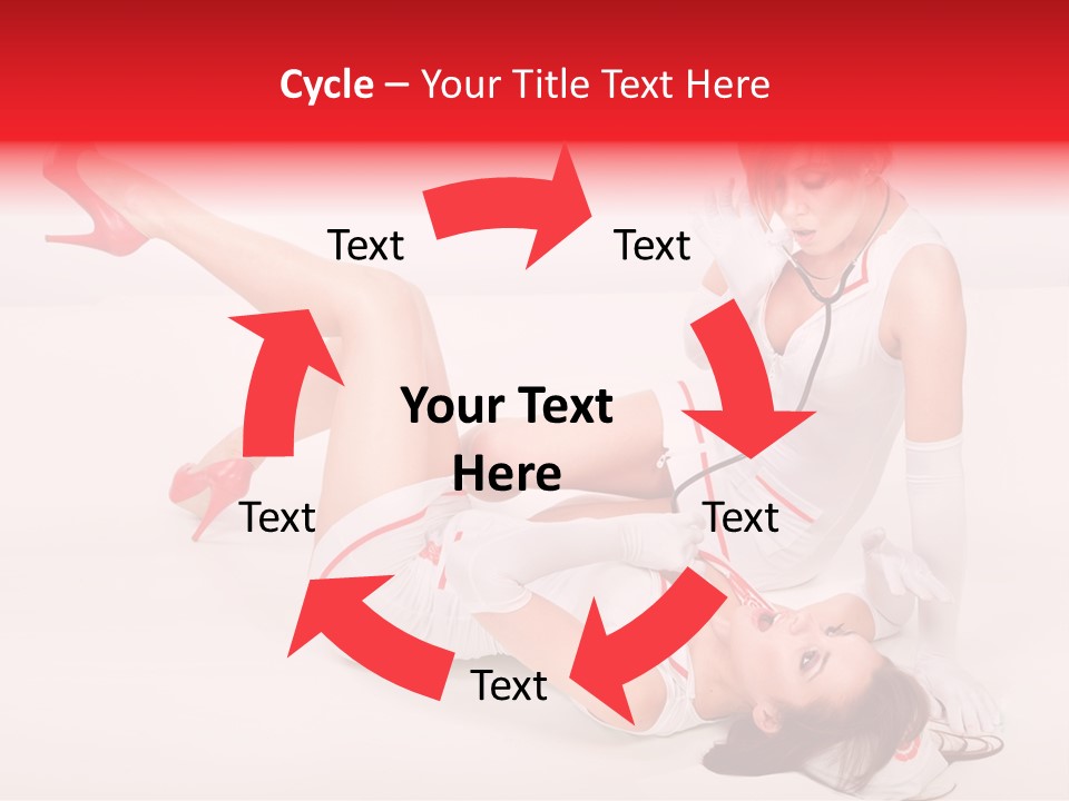 Sexual Legs Frivolous PowerPoint Template