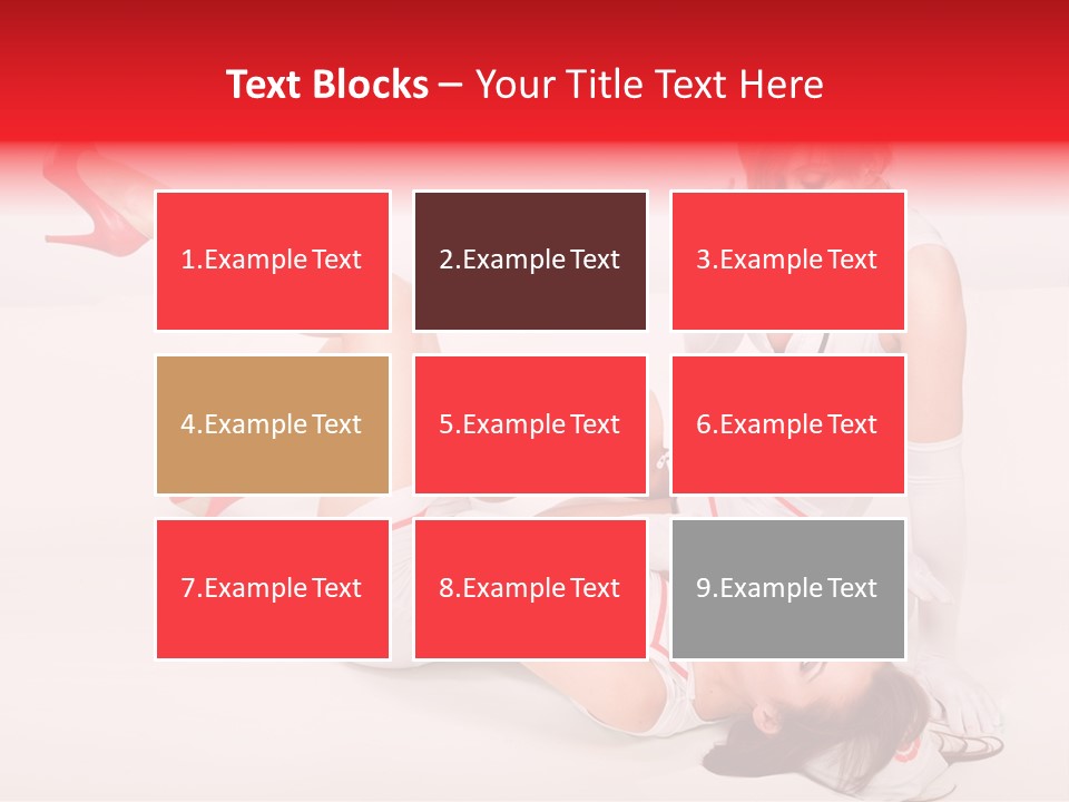 Sexual Legs Frivolous PowerPoint Template