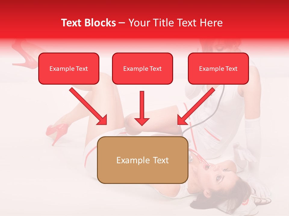 Sexual Legs Frivolous PowerPoint Template