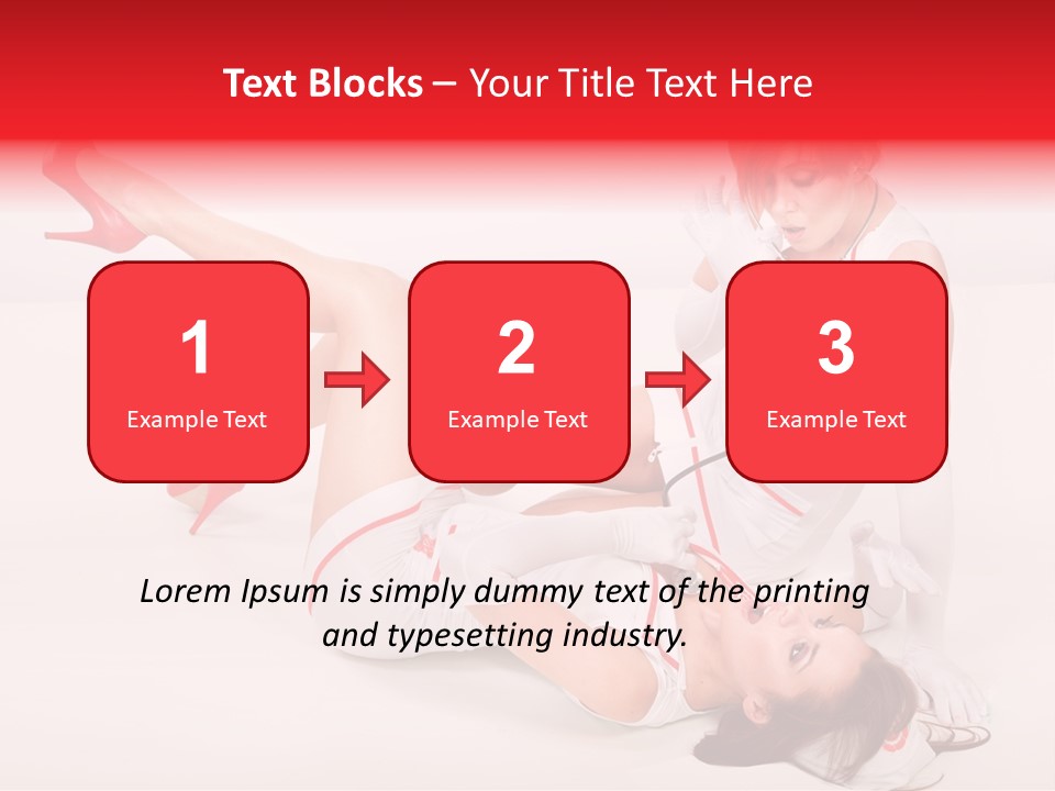 Sexual Legs Frivolous PowerPoint Template