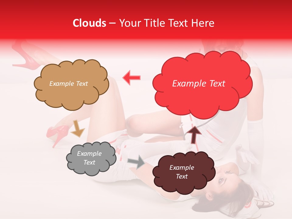 Sexual Legs Frivolous PowerPoint Template