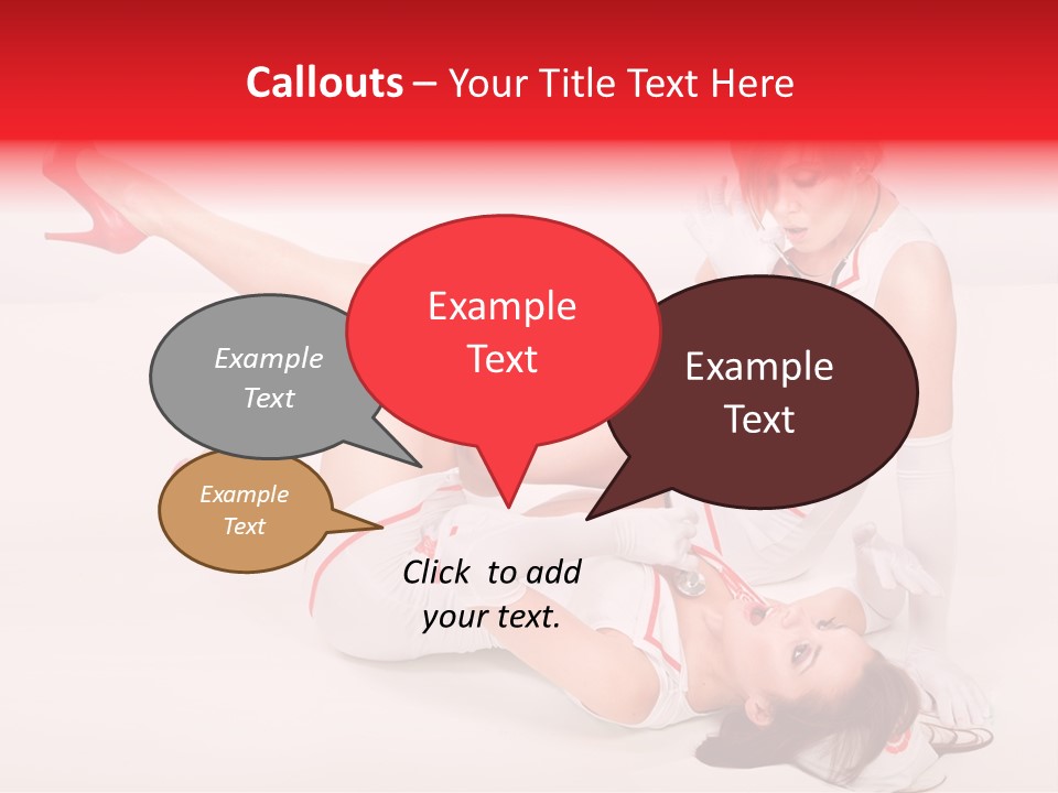 Sexual Legs Frivolous PowerPoint Template