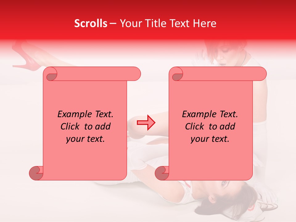 Sexual Legs Frivolous PowerPoint Template