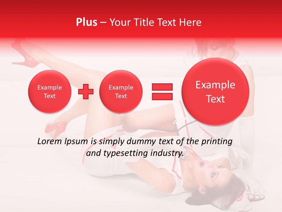 Sexual Legs Frivolous PowerPoint Template