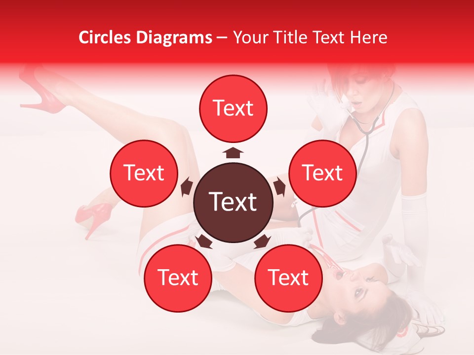 Sexual Legs Frivolous PowerPoint Template