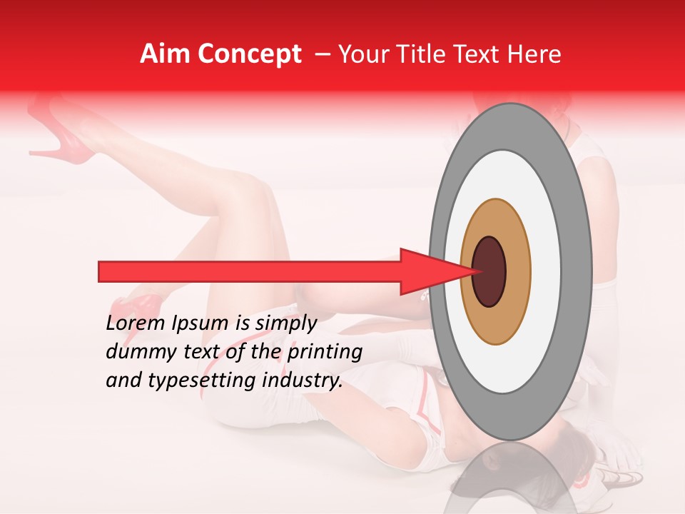 Sexual Legs Frivolous PowerPoint Template