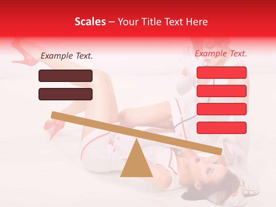 Sexual Legs Frivolous PowerPoint Template