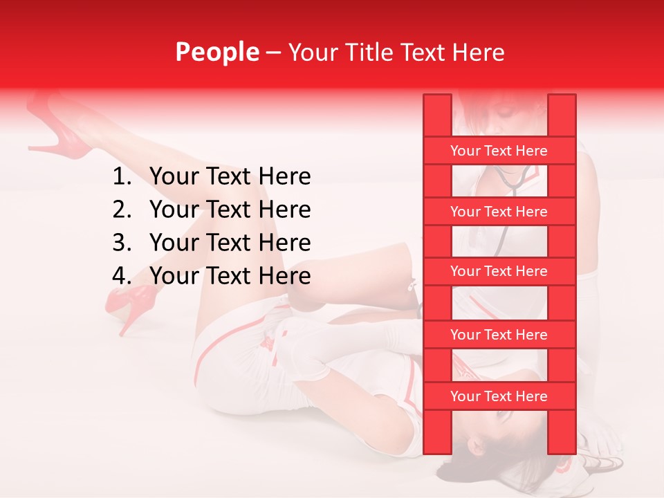 Sexual Legs Frivolous PowerPoint Template