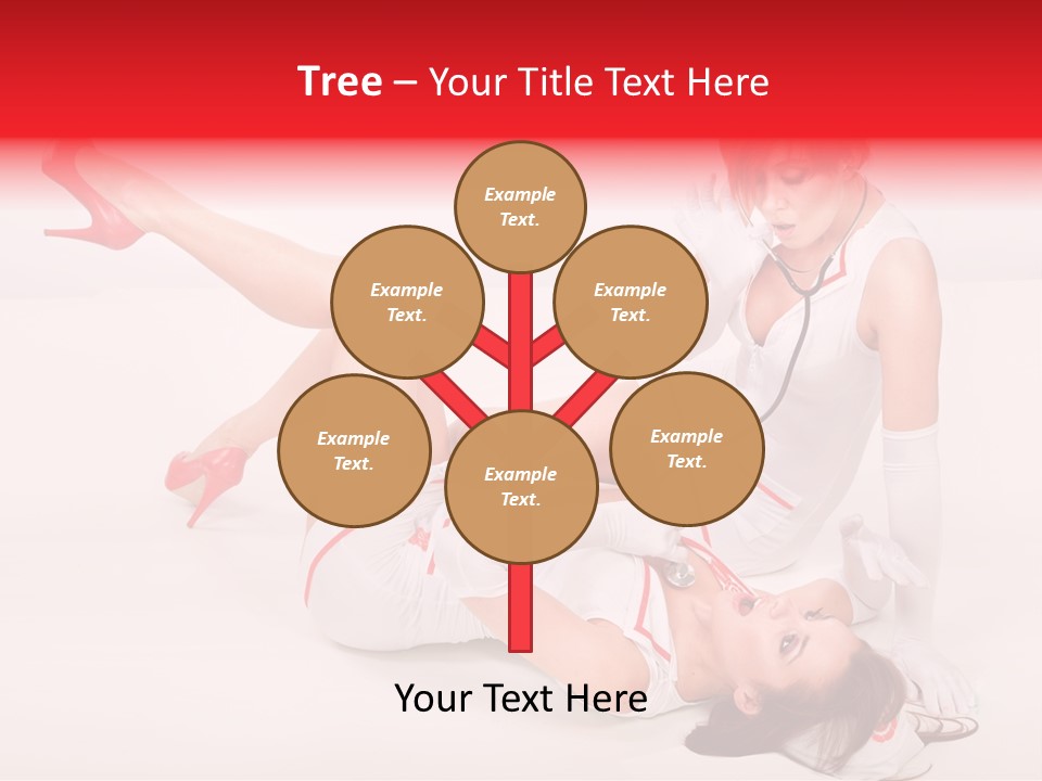 Sexual Legs Frivolous PowerPoint Template