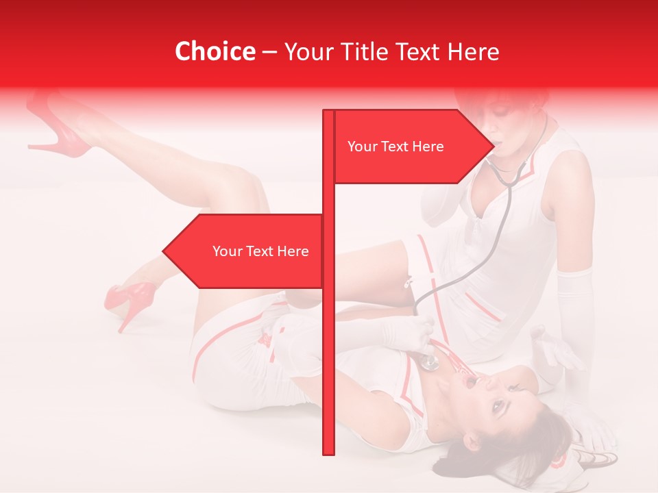 Sexual Legs Frivolous PowerPoint Template