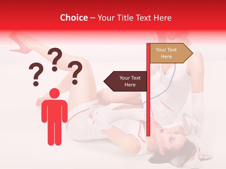 Sexual Legs Frivolous PowerPoint Template