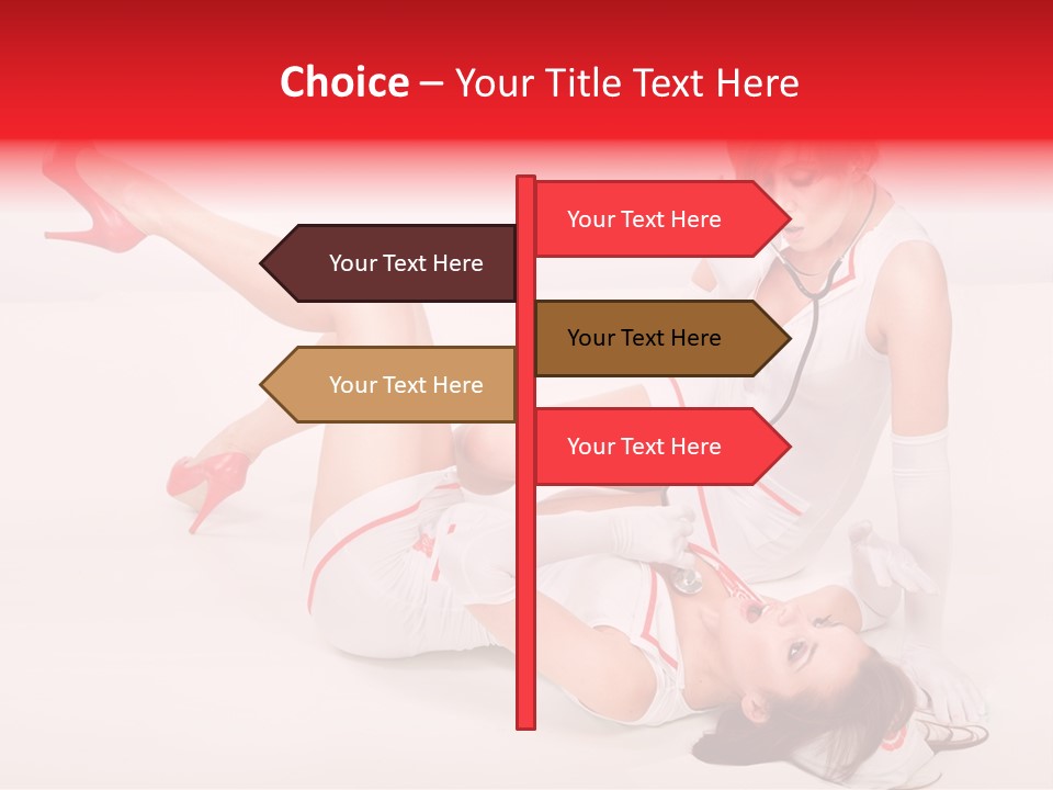 Sexual Legs Frivolous PowerPoint Template