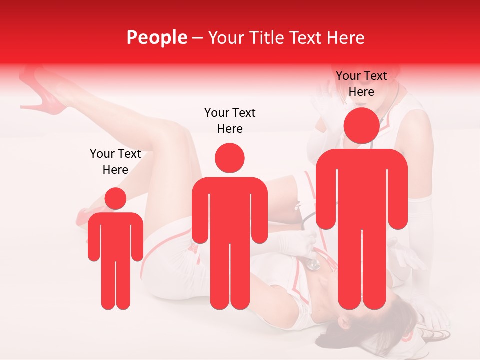 Sexual Legs Frivolous PowerPoint Template