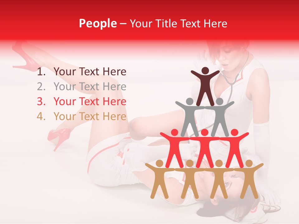 Sexual Legs Frivolous PowerPoint Template