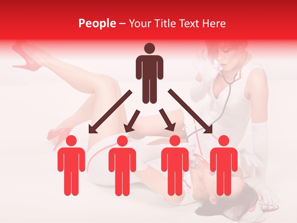 Sexual Legs Frivolous PowerPoint Template