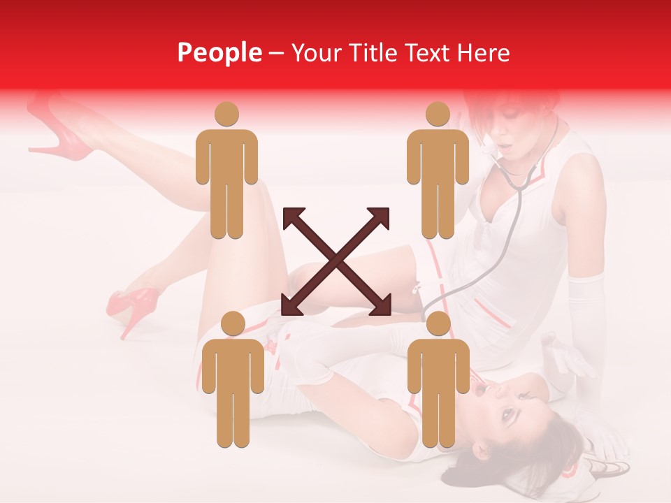 Sexual Legs Frivolous PowerPoint Template