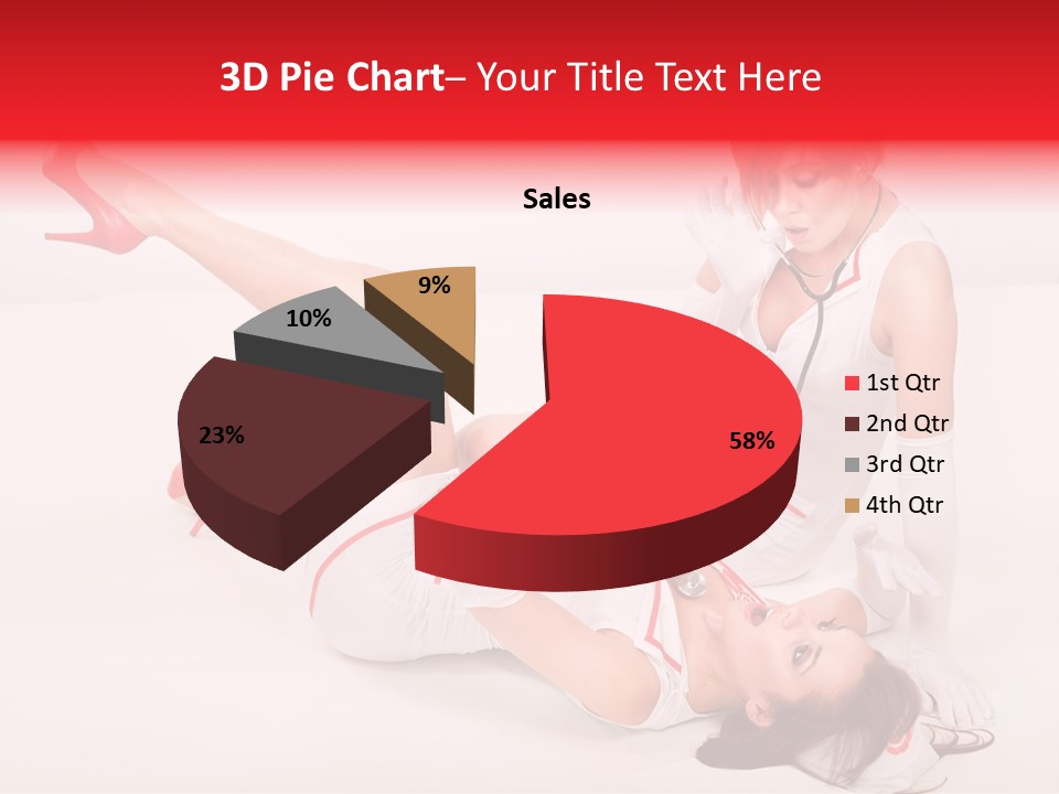 Sexual Legs Frivolous PowerPoint Template