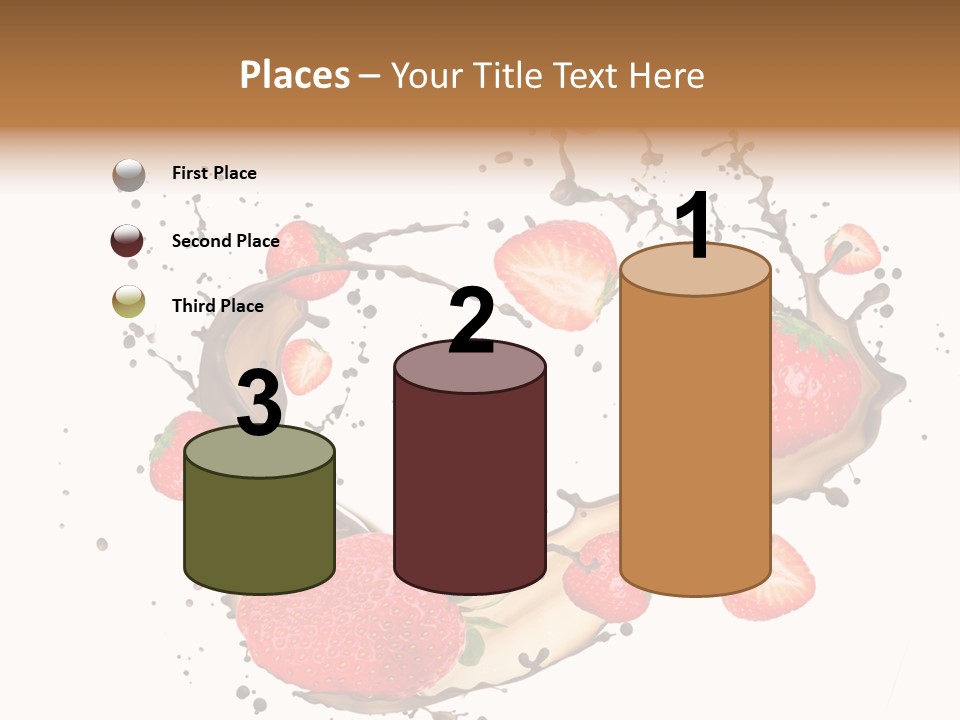 Dessert White Dairy PowerPoint Template