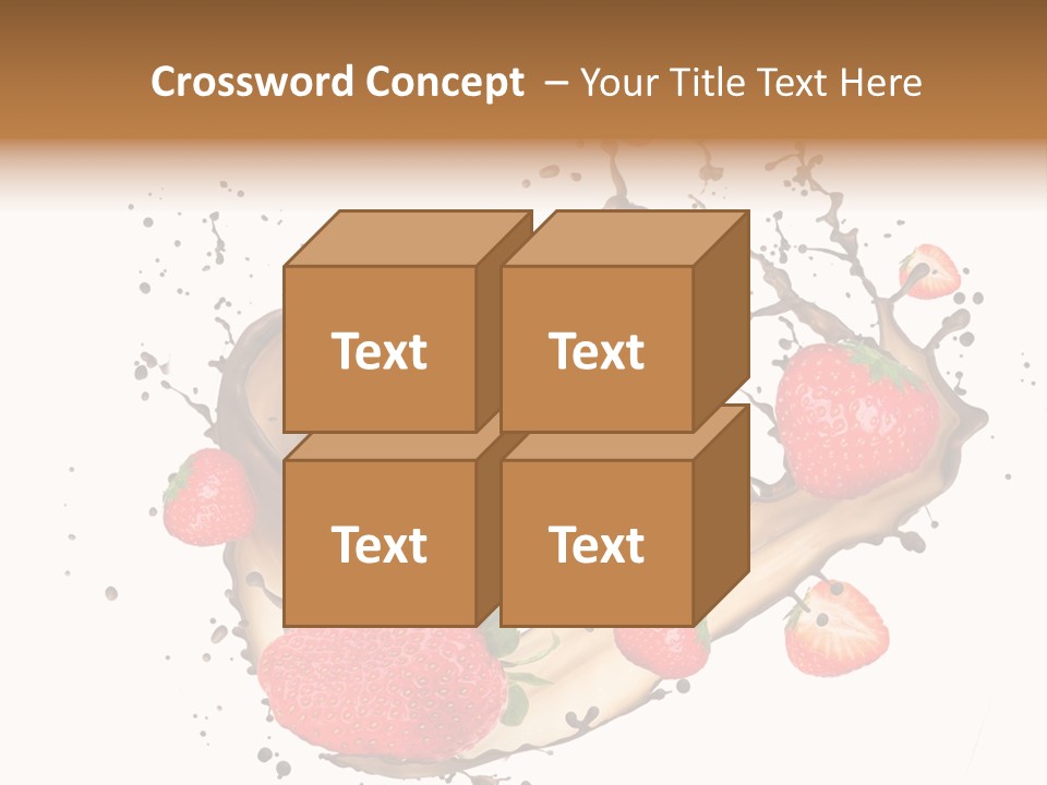Dessert White Dairy PowerPoint Template