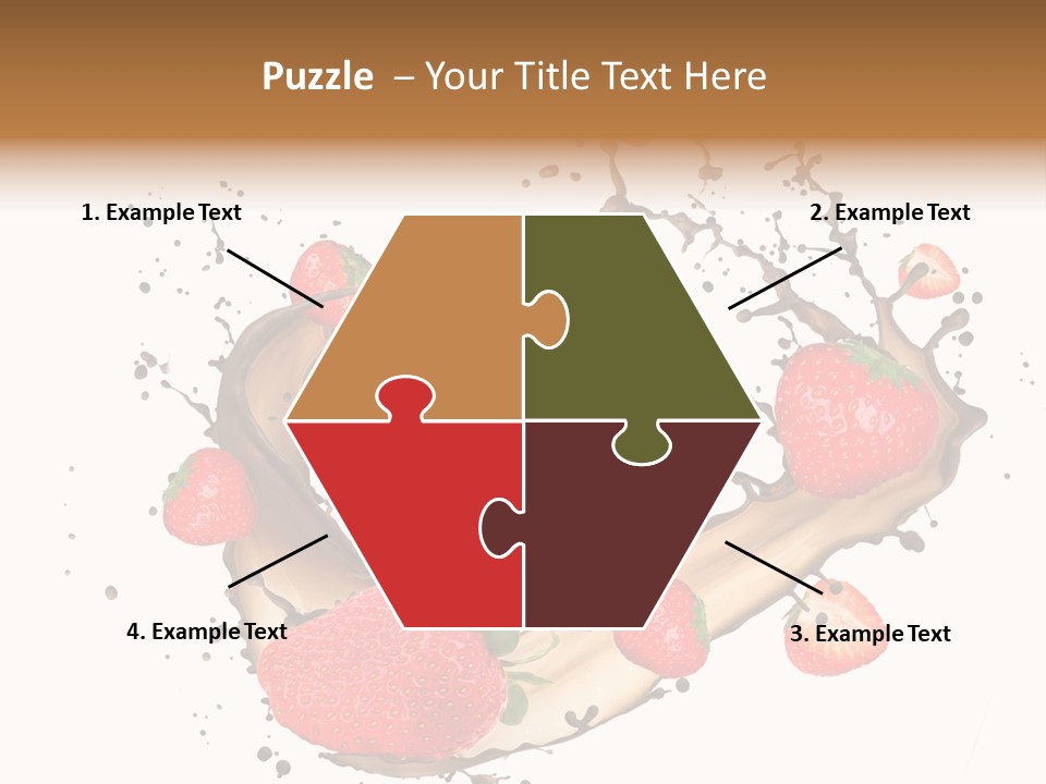 Dessert White Dairy PowerPoint Template