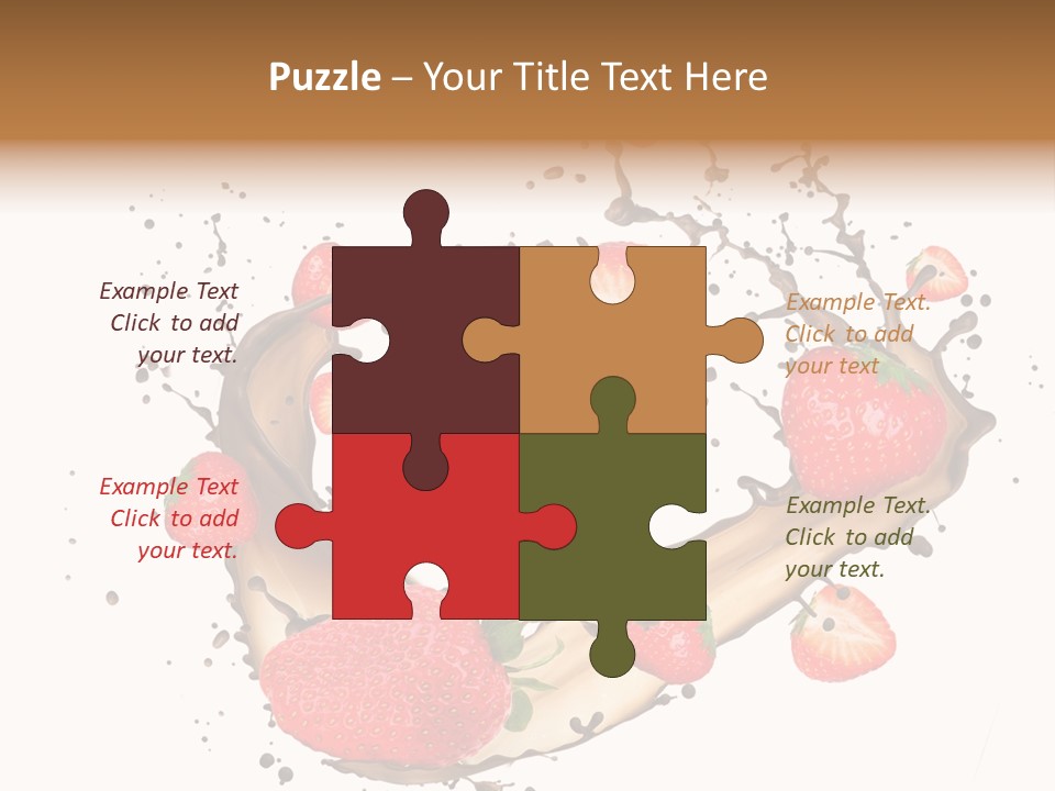Dessert White Dairy PowerPoint Template