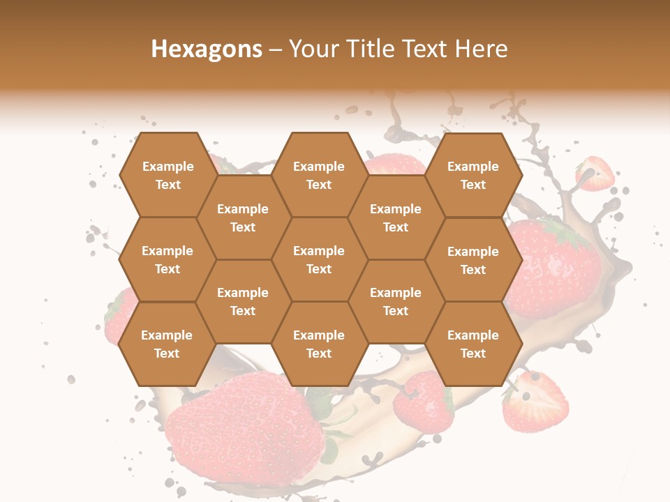 Dessert White Dairy PowerPoint Template