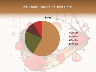 Dessert White Dairy PowerPoint Template