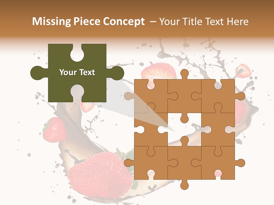 Dessert White Dairy PowerPoint Template