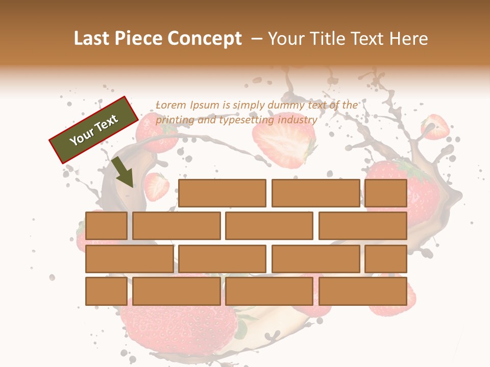 Dessert White Dairy PowerPoint Template