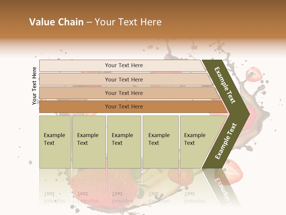 Dessert White Dairy PowerPoint Template