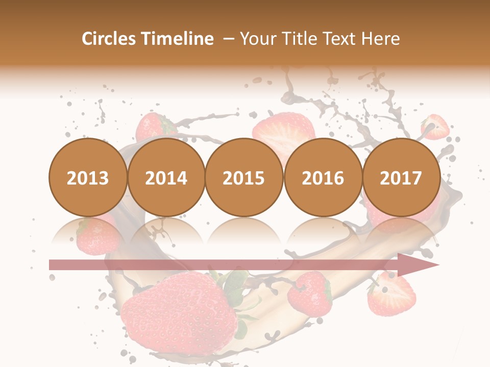 Dessert White Dairy PowerPoint Template