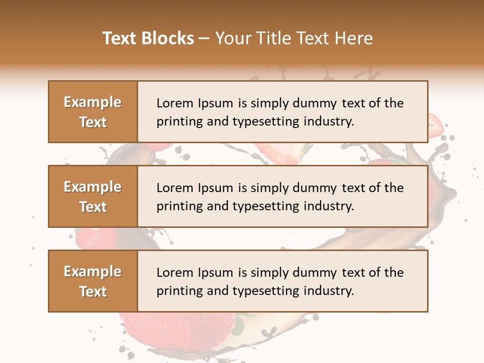 Dessert White Dairy PowerPoint Template
