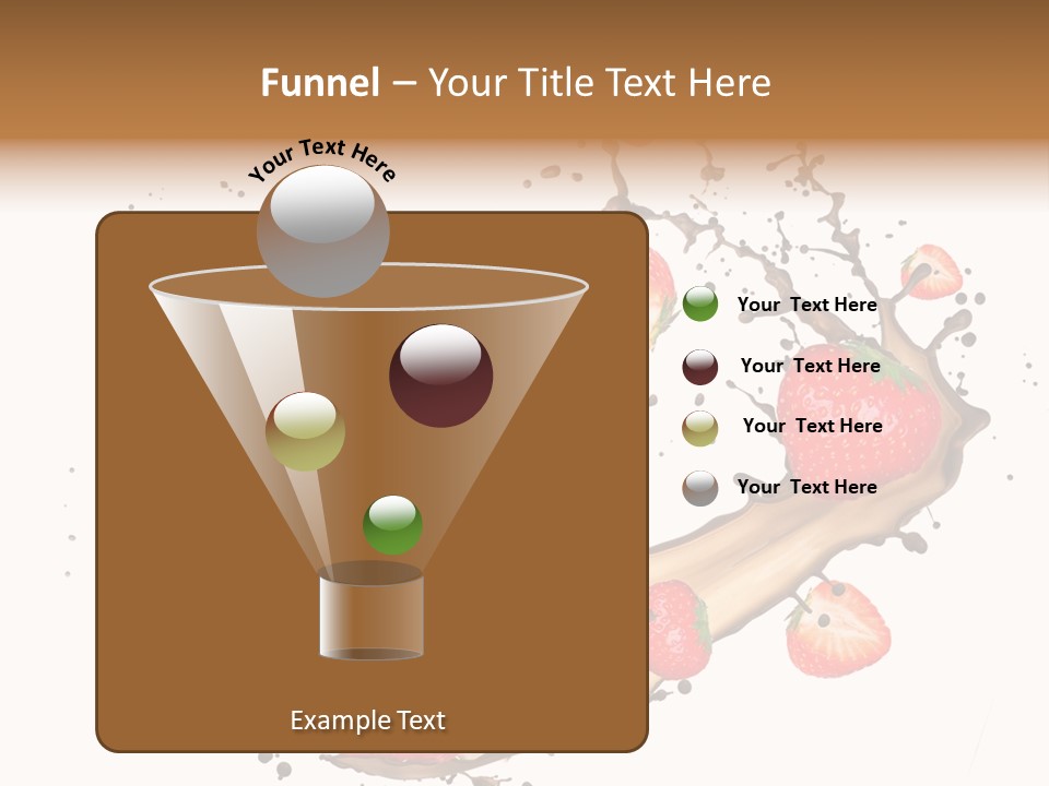 Dessert White Dairy PowerPoint Template