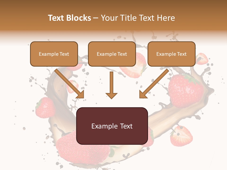Dessert White Dairy PowerPoint Template