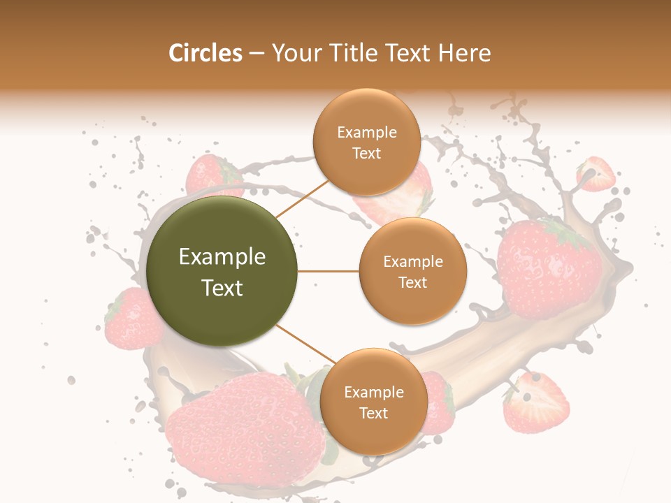 Dessert White Dairy PowerPoint Template